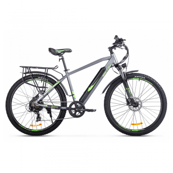 Электровелосипед Eltreco XT 850 pro (серо-зеленый)