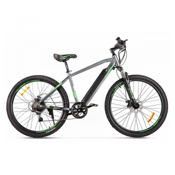 Электровелосипед Eltreco XT 600 Pro (серо-зеленый)