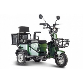 Электрический трицикл Rutrike Навигатор Зеленый