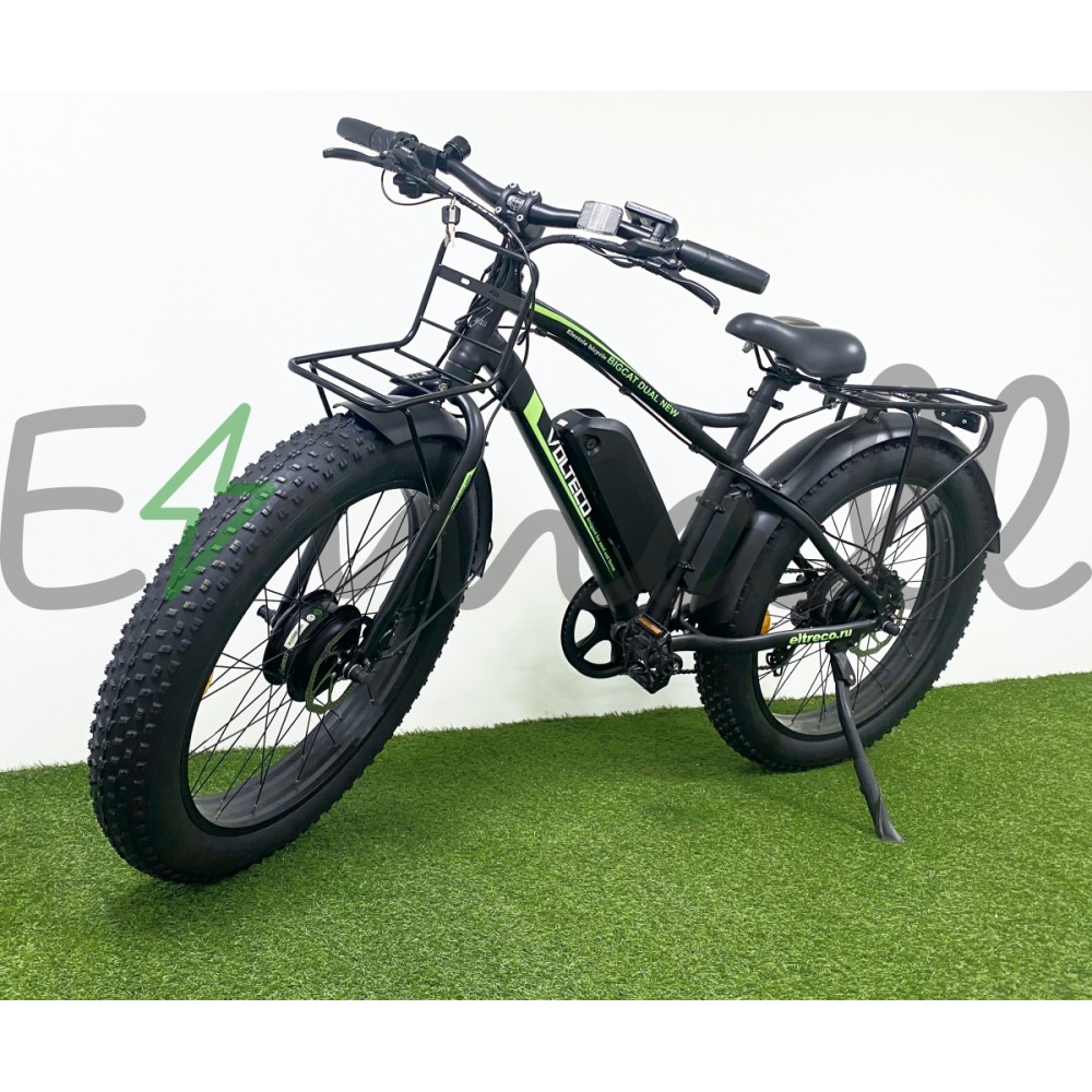 Электровелосипед VOLTECO BIGCAT DUAL NEW черный 1