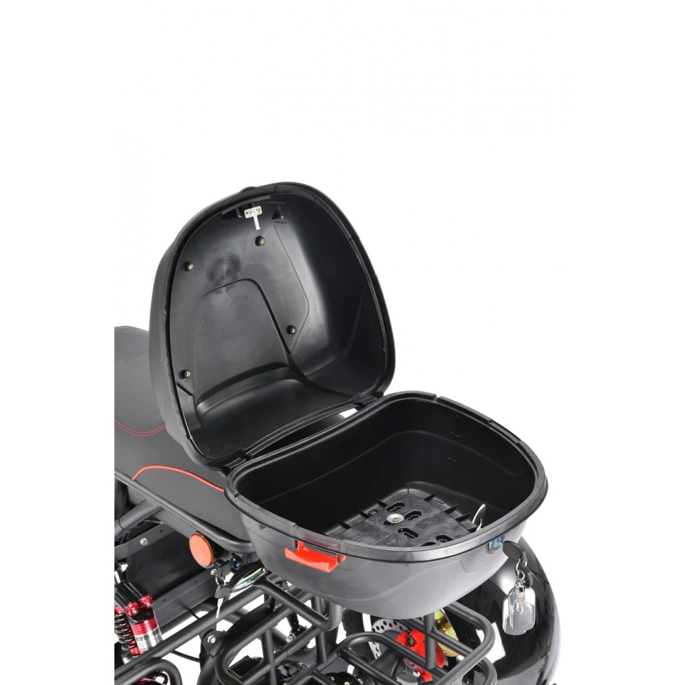 Трехколесный электроскутер CityCoco WHITE SIBERIA pro 3000W TRIKE+ черный 14
